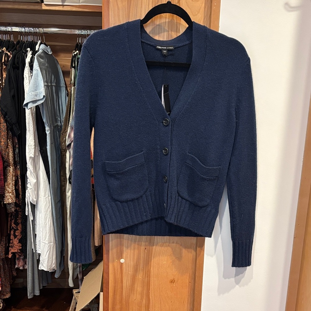 James Perse Deep Blue Women's Cardigan